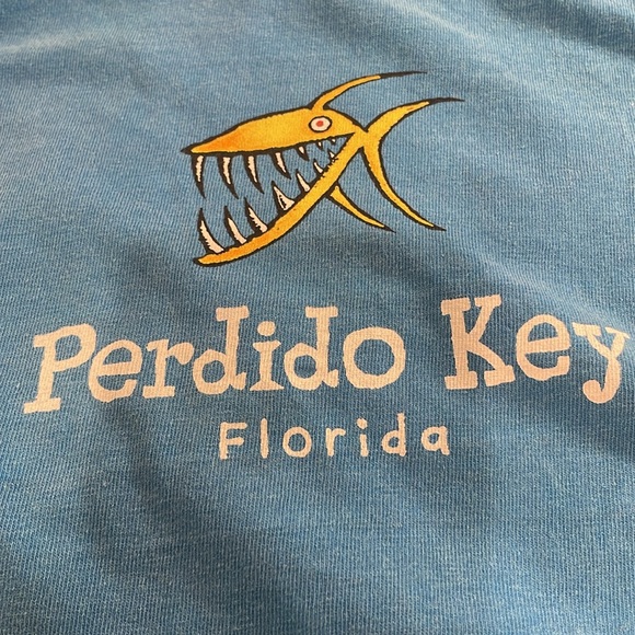 Comfort colors perdido Key Florida short sleeve T-shirt cotton blue adult size S - Picture 7 of 9
